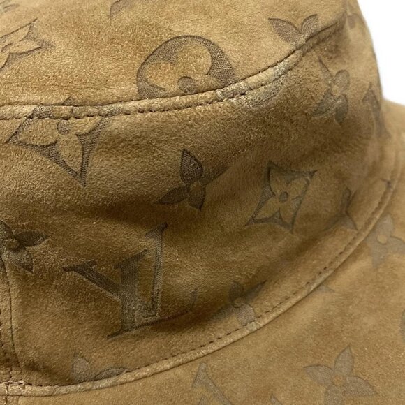 LOUIS VUITTON Chapeau monogram shearling Brown Cream Others - 515-021925 - Picture 5 of 7